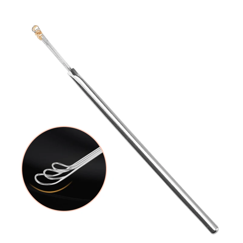Копания ушной серы сборщиков Нержавеющая сталь ушные палочки для удаления воска