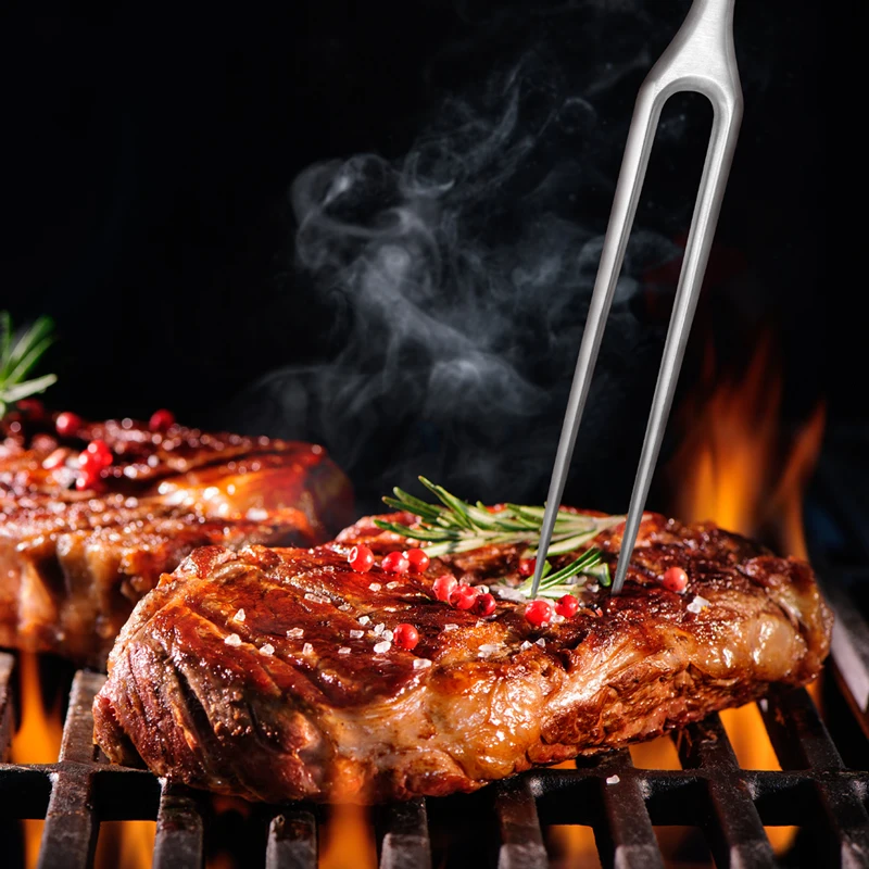 Shuangmali 2 шт. набор вилок и ножей для резьбы из высокоуглеродистой стали 5Cr1 5Mov