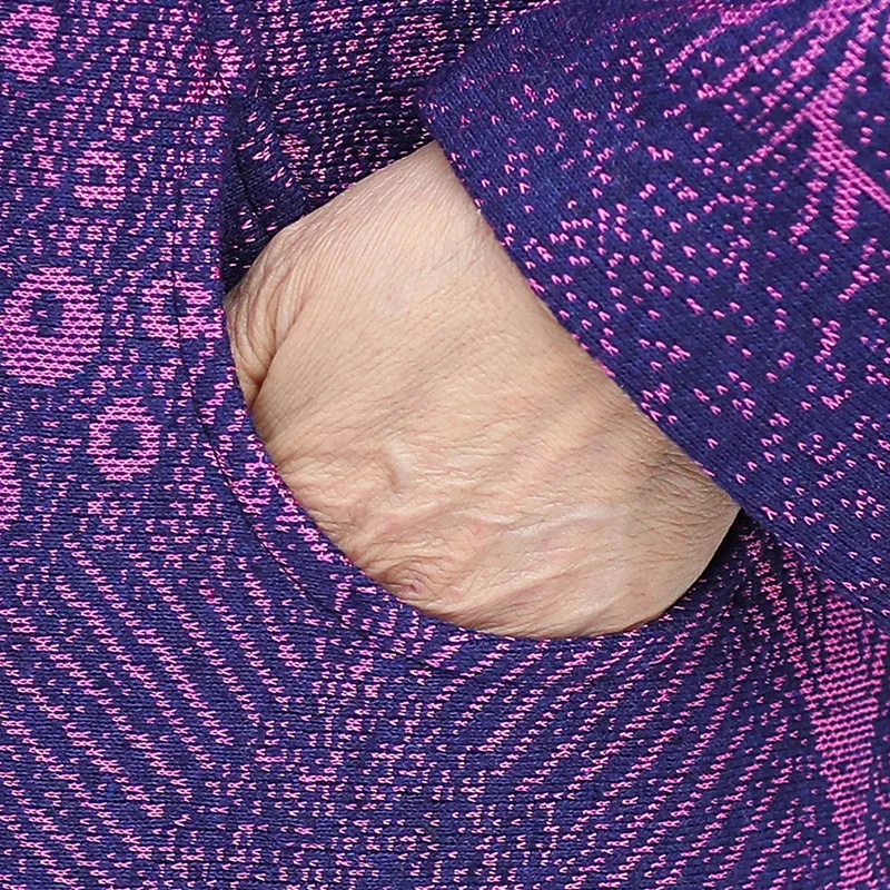 Elderly Women Spring Autumn Jacket 2021Middle-aged Mother Woolen Coat Grandmother Short Wool Outerwear Femme Plus Size 4XL 2074 | Женская