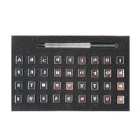 alphabet stamp tools set leather tooling sets shoes diy crafts 3 5mm6 5mm bags wallet belt 36pcs digital seal english letters