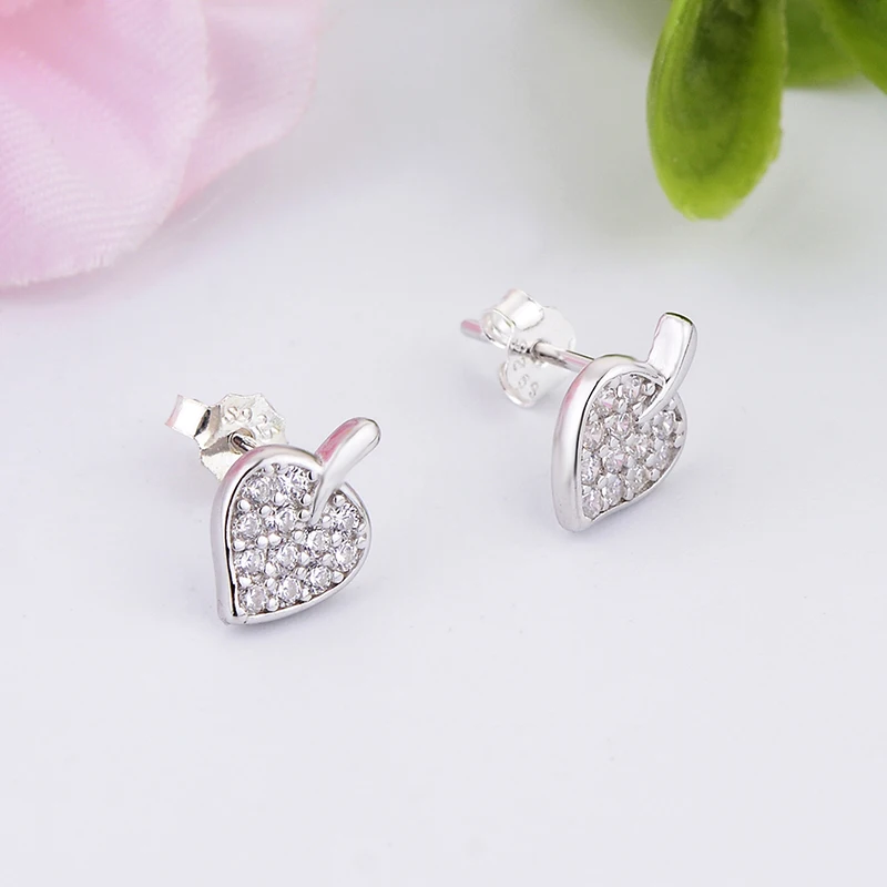 Женские серьги-гвоздики из серебра 2020 пробы с фианитами | Украшения и аксессуары