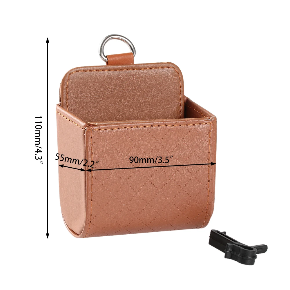 Чехол органайзер из искусственной кожи на заднее сиденье автомобильного