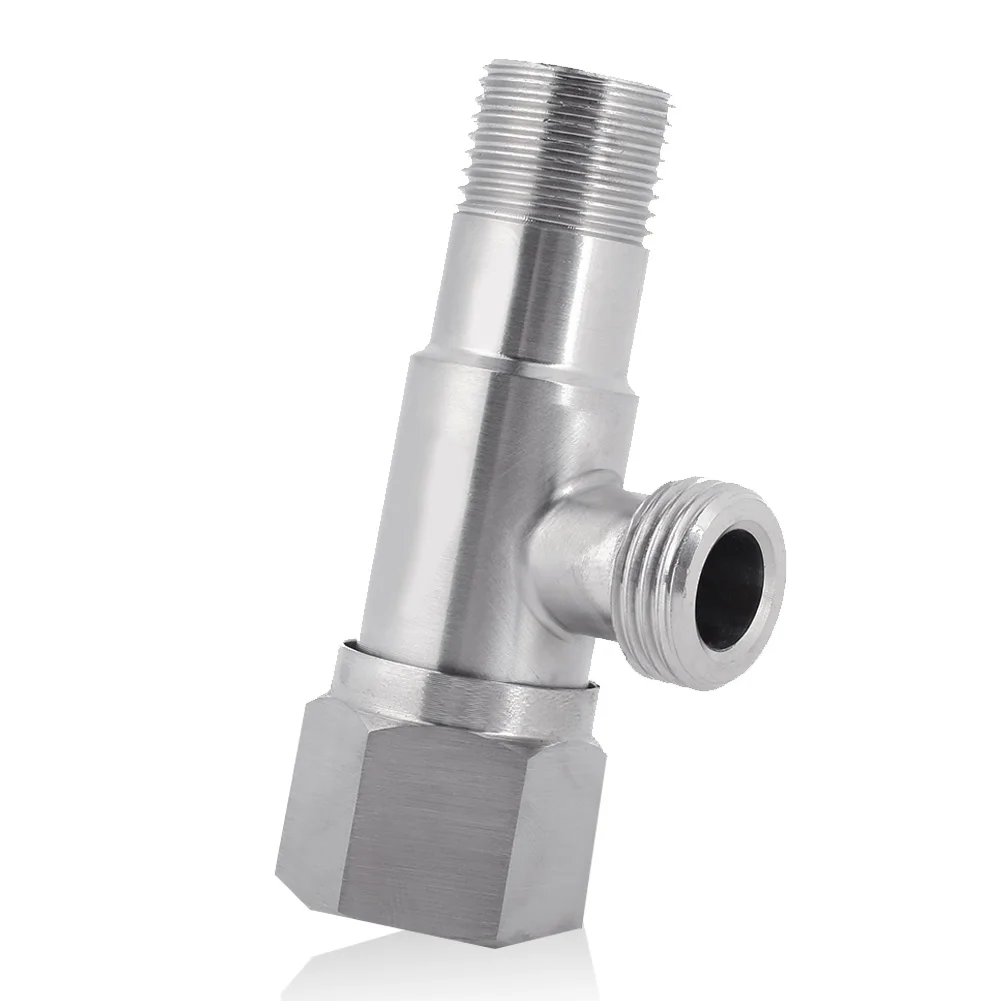

Sturdy Angle Valve Horizontal Watering Flowers Irrigator Washing Shower Room Water Heater Ball Valve A030 304 Stainless Steel