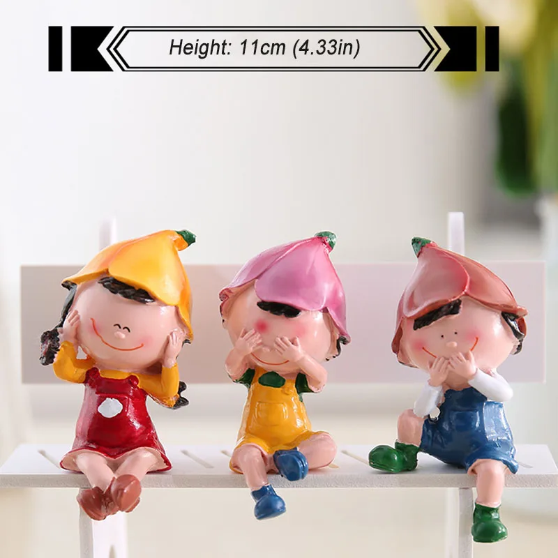 

Супер милые мини-фигурки, ручная роспись, полимерные поделки, креативное настольное украшение для дома, гостиной, спальни, часть