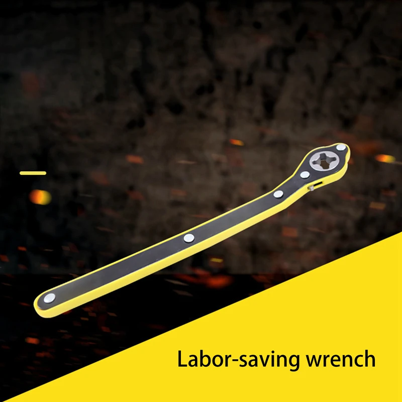 Portable Auto Labor-saving Jack Ratchet Wrench Metal Car Lug Spanner Handle Cross/ Inner Hexagon |