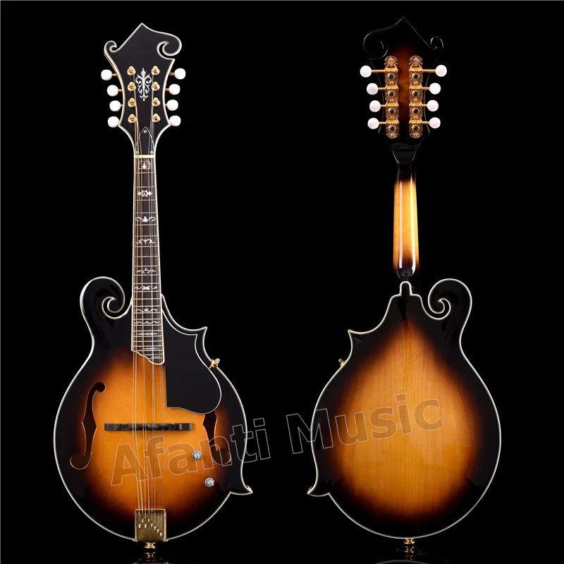 

Afanti твердая ель top F Mandolin (AMB-617)