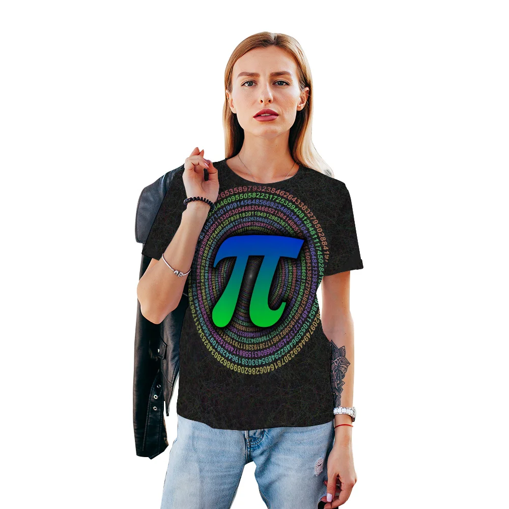 

Men's and women's math logo T-shirts, men's and girls' funny short sleeve T-shirts, math test tops, summer novelty