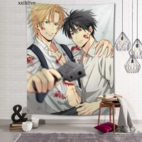 customized banana fish hanging fabric background wall covering home decoration blanket tapestry bedroomliving room wall decor