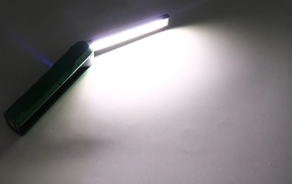 Светодиодный Рабочая лампа USB Перезаряжаемый фонарик Магнитный факел Гибкая инспекционная ручная лампа Рабочий свет открытый прожектор