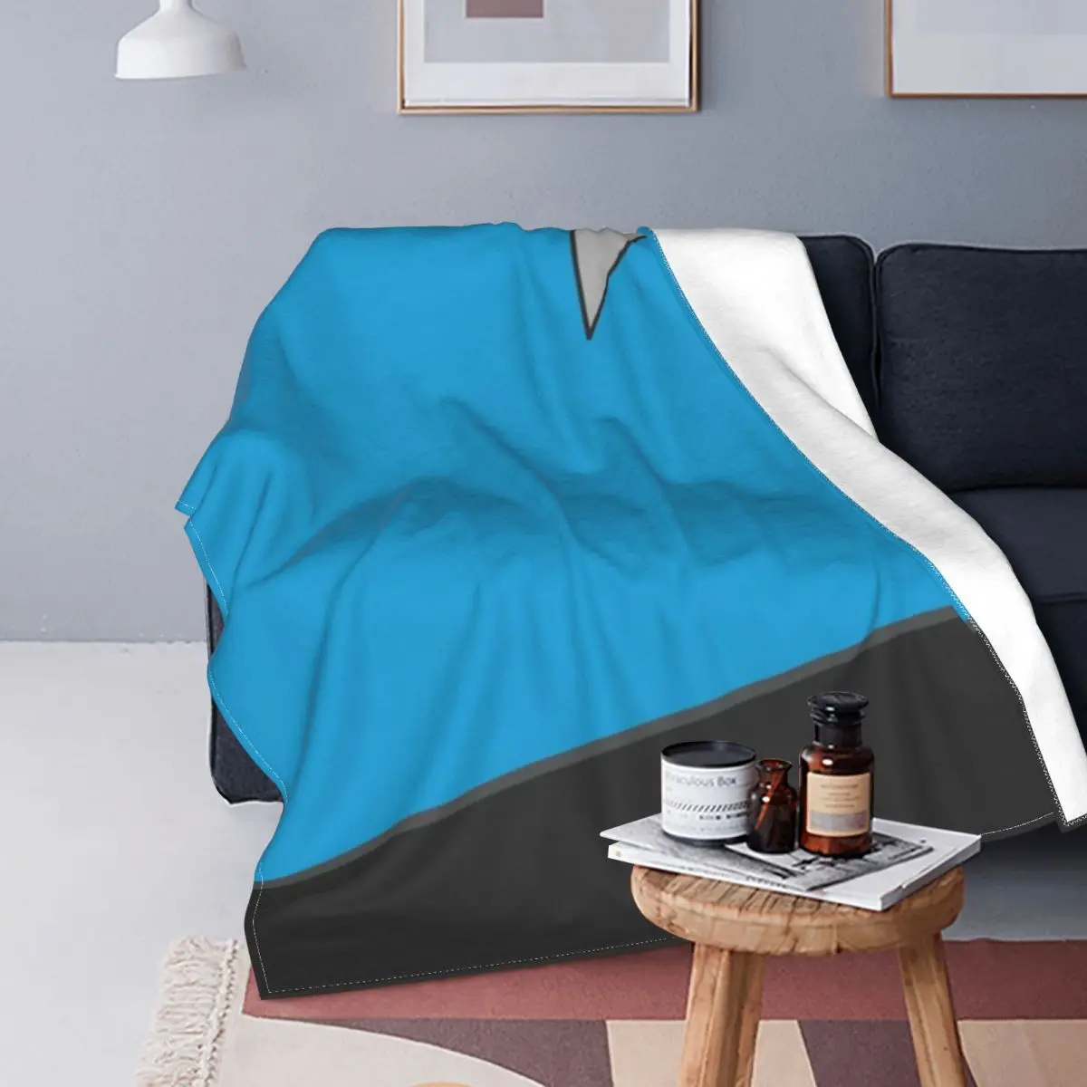 

Зимнее Фланелевое Флисовое одеяло Science Blue, теплое одеяло, Хлопковое одеяло, домашний диван, постельное белье, детский день рождения
