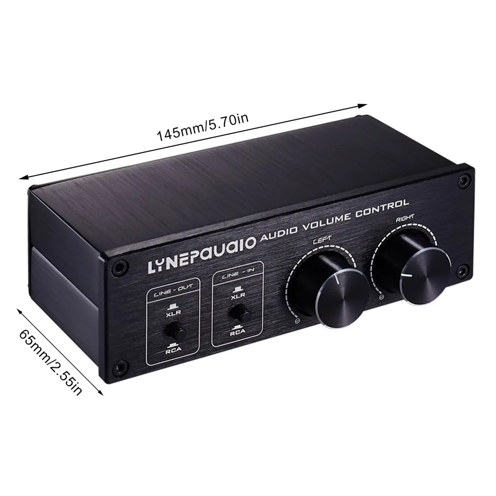 Professional Fully Balanced Passive Preamplifier Active Speaker Volume Adjustment Controller 2 In Out Switch Dual Source | Электроника