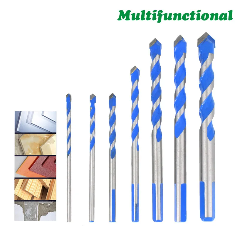 

3 4 5 6 8 10 12 мм многофункциональное сверло треугольные биты Керамическая Плитка Бетон Кирпич Металл Нержавеющая сталь дерево DB02075