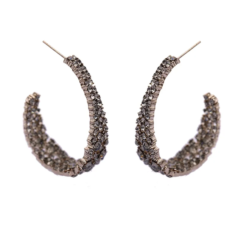

EXN506 Retro Baroque Earrings personalized atmosphere high sense earrings