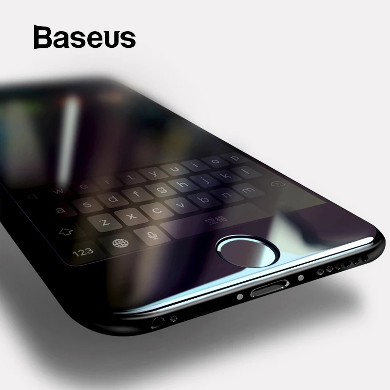 Baseus для iPhone 8 7 Защита экрана ультра тонкий 9 H устойчивый к царапинам закаленное стекло для Apple iPhone 7 Plus 8 Plus защитное стекло