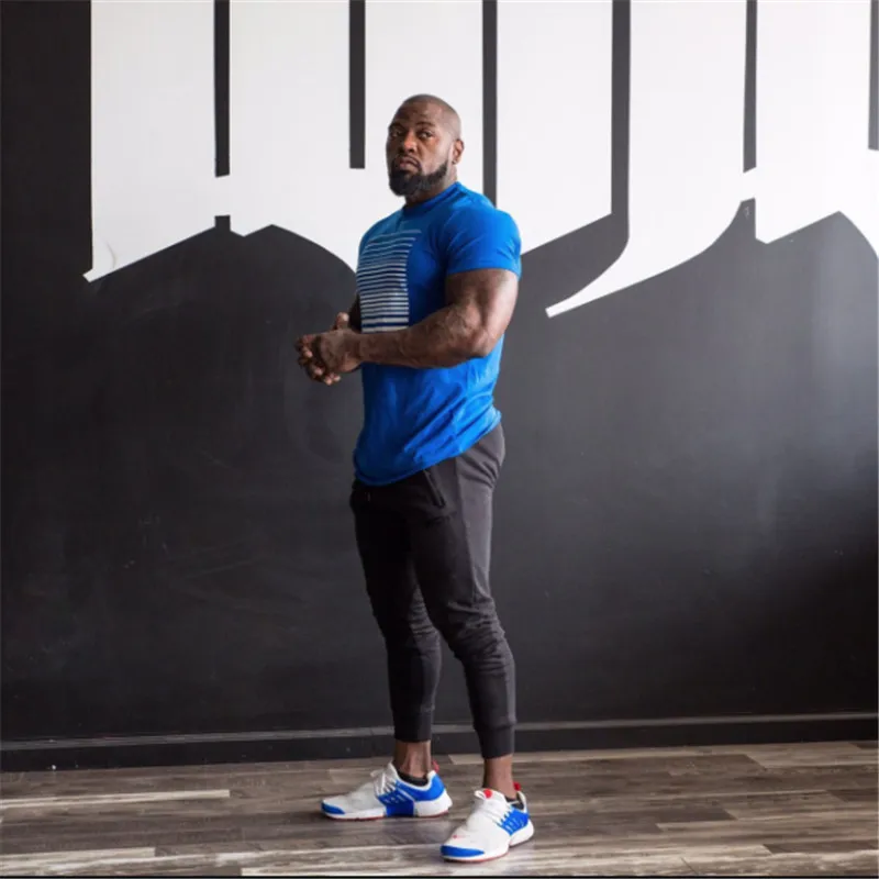 Новинка Мужские штаны для бодибоулинга спортивные брендовая одежда хлопковые