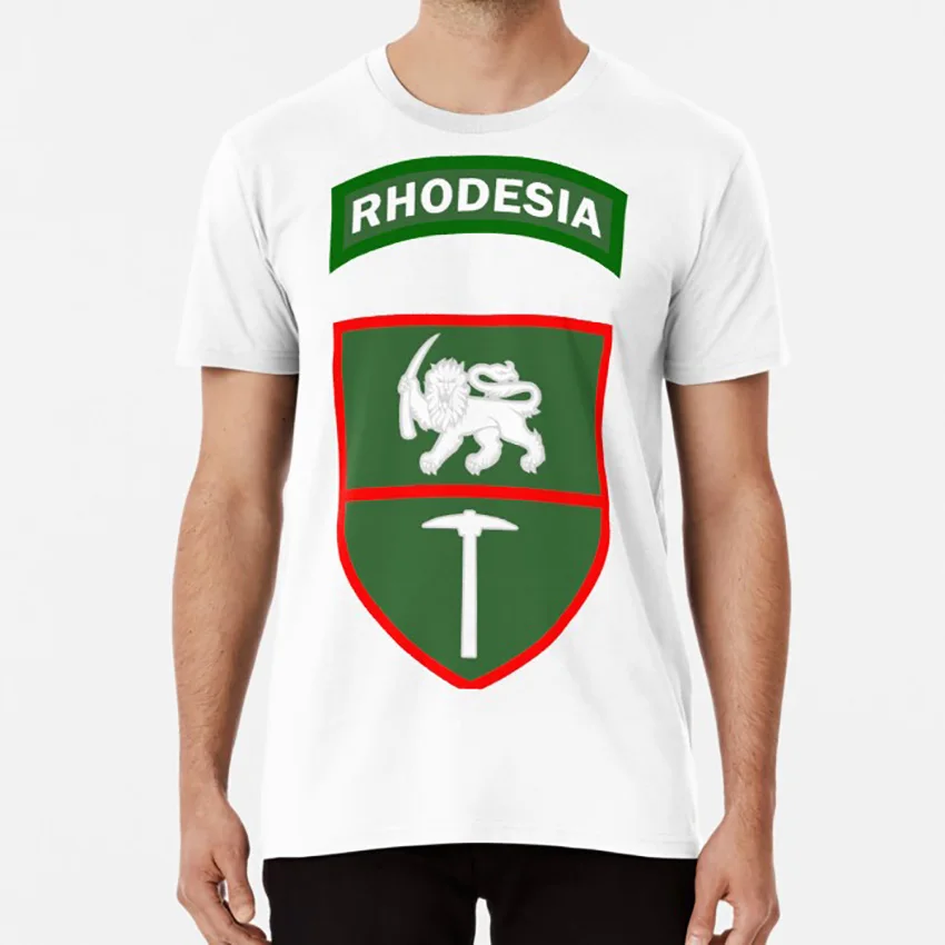 Rhodesian армейский патч логотип Футболка rhodesia rhodesian значок военный Буш война ретро |