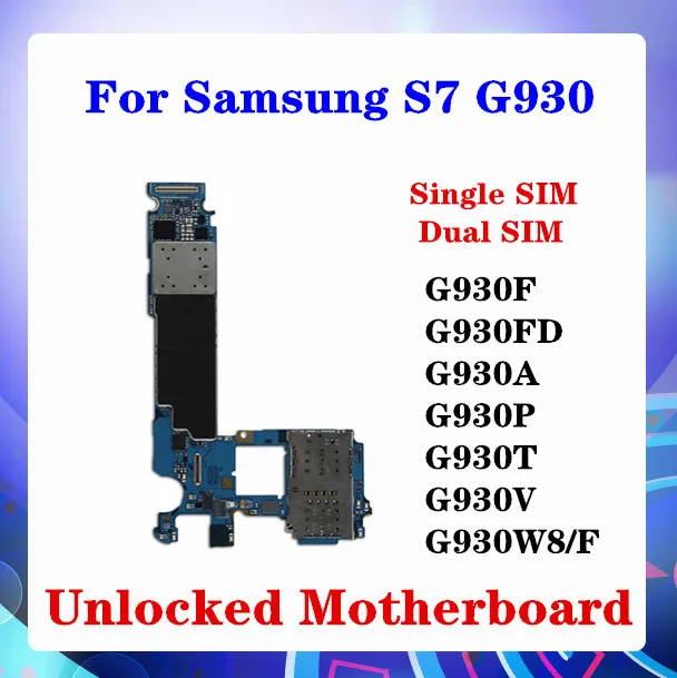Материнская плата G930F G930FD 32 ГБ европейская версия одна/две SIM карты для Samsung Galaxy S7