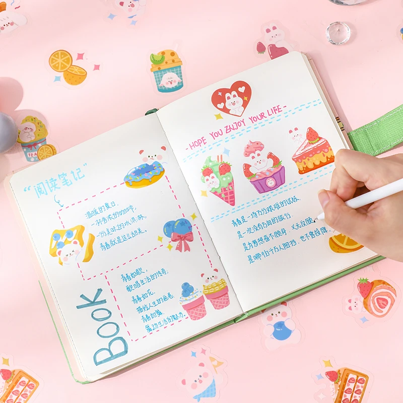 IMeetu наклейки с милыми рисунками Kawaii Канцтовары декоративные в эстетике для