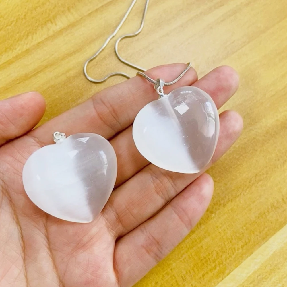 Ожерелье из натурального селенита 3 2 см 1 шт. | Дом и сад