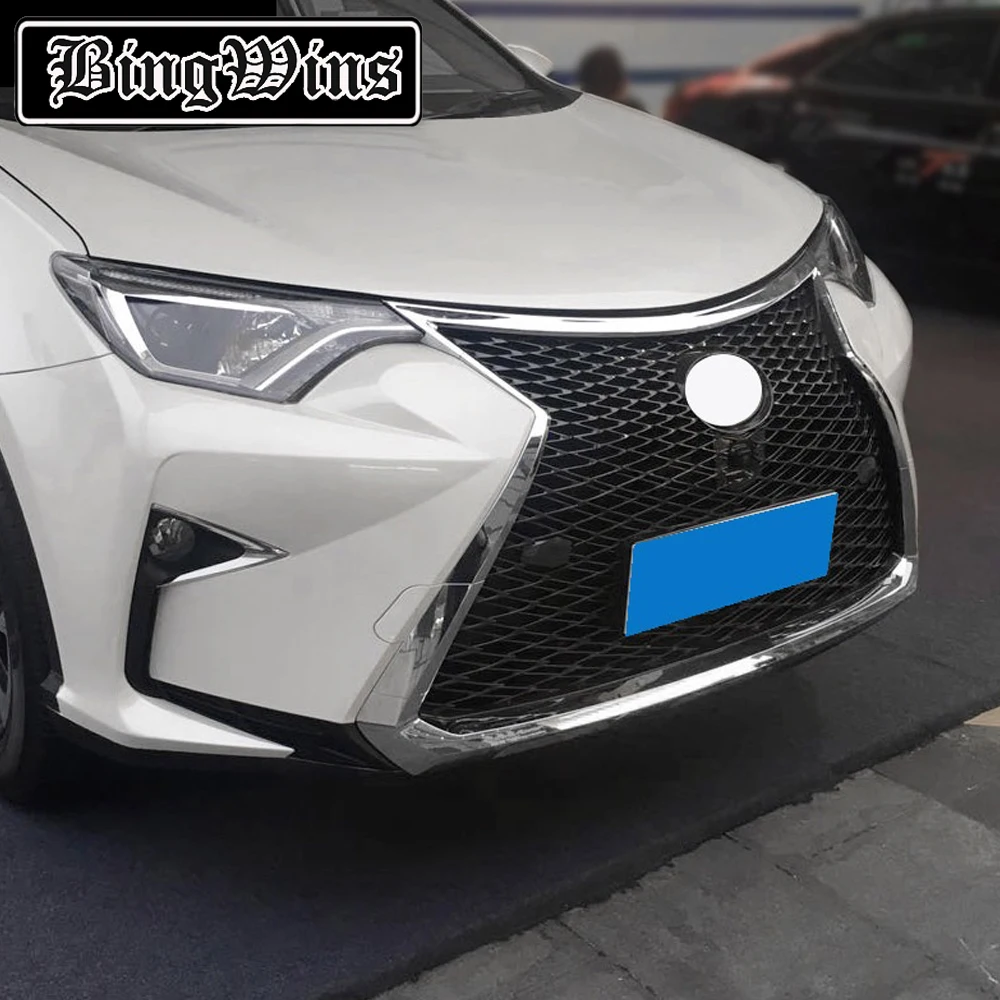 Автомобильный Стайлинг для Toyota RAV4 RAV-4- Lexus стиль спереди/после двигателя машина решетка гриль сети капот палка крышка отделка
