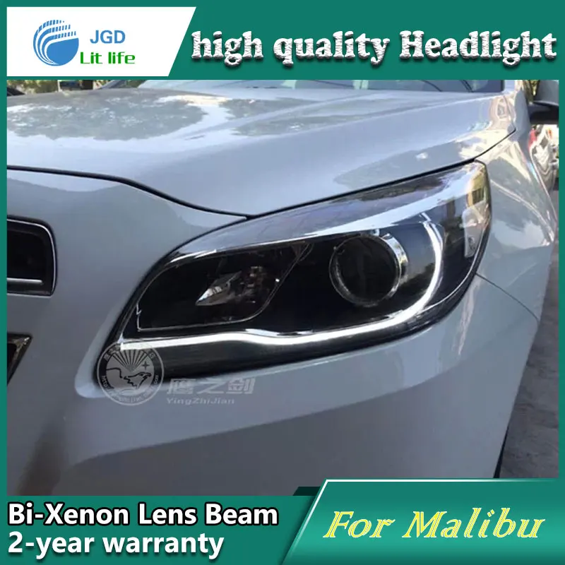 Автомобильный Стайлинг Головной фонарь чехол для Chevrolet Malibu фары светодиодные DRL