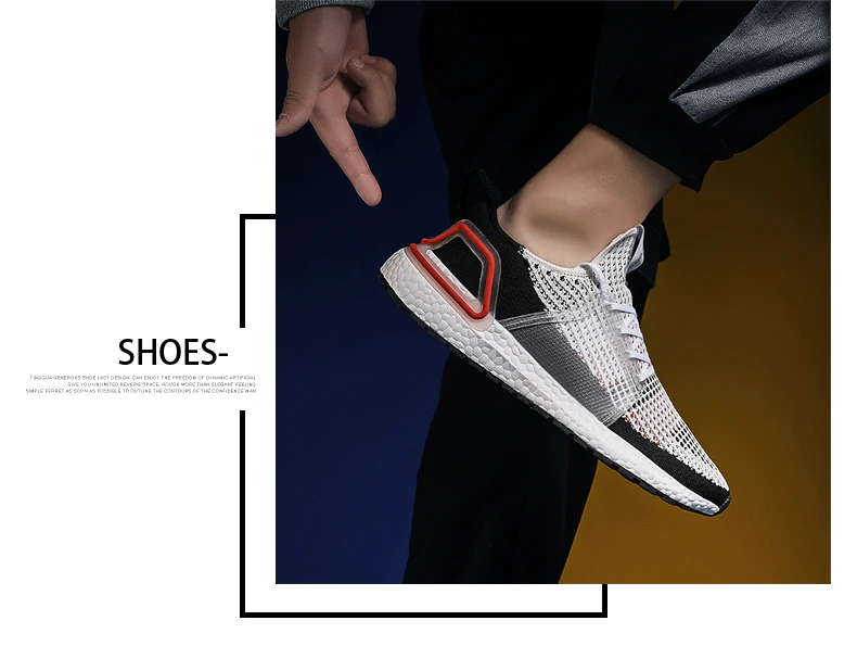Дизайн, черные мужские кроссовки для бега, Ultraboost Sole Flyknit, кроссовки, обувь для мужчин, zapatillas hombre deportiva