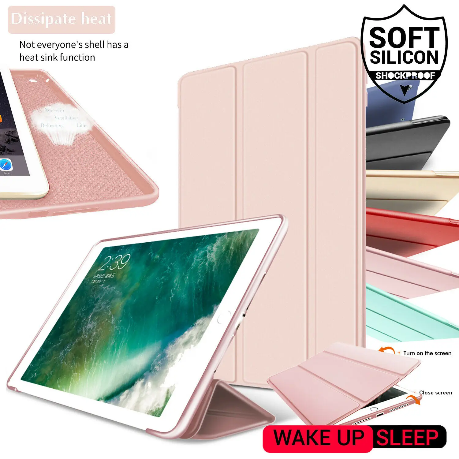 Чехол подставка из экокожи для iPad 10 2 дюйма 2019 7 го поколения A2200 A2198 A2232|Чехлы