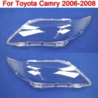 for toyota camry 2006 2008 european and american version transparent headlight glass shell lamp shade headlamp lens cover