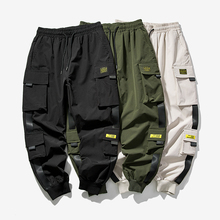 Pantalones cargo de estilo hip hop para hombre...