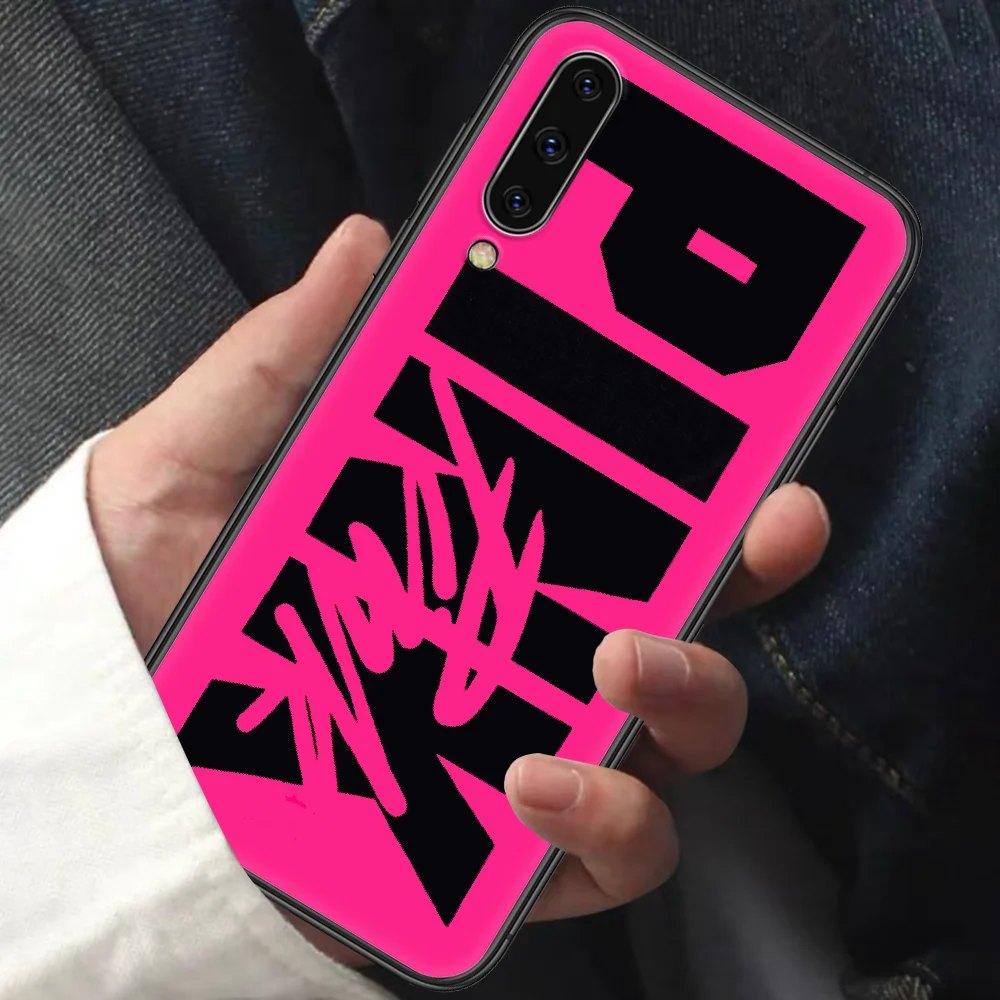 

VS PINK LOVE Secret Brand Phone Case For Samsung Galaxy A10 A20 A30 E A40 A50 A51 A70 A71 A J 5 6 7 8 2016 2017 2018 black Etui
