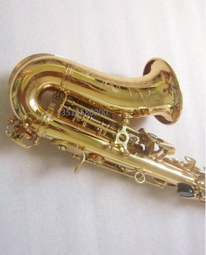 Сопрано-саксофон том ББ сопрано изогнутый саксофон B создан музыкальный