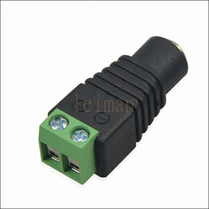 1 пара штекерных/гнездовых разъемов питания постоянного тока 2 1*5 5 мм 12 в 24 разъем