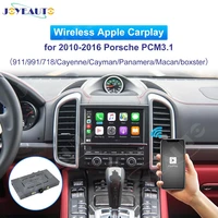 joyeauto wireless apple carplay box for porsche cayenne 911 pcm3 1 wireless android auto ios mirror car play support rear camera