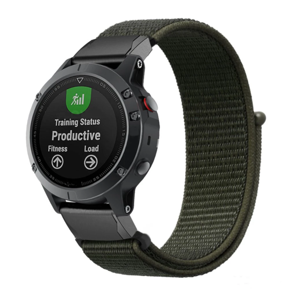 

Ремешок Fenix 6X/Fenix 5X для наручных часов, легкий нейлоновый мягкий спортивный браслет для Garmin Fenix 5, 26 мм 22 мм