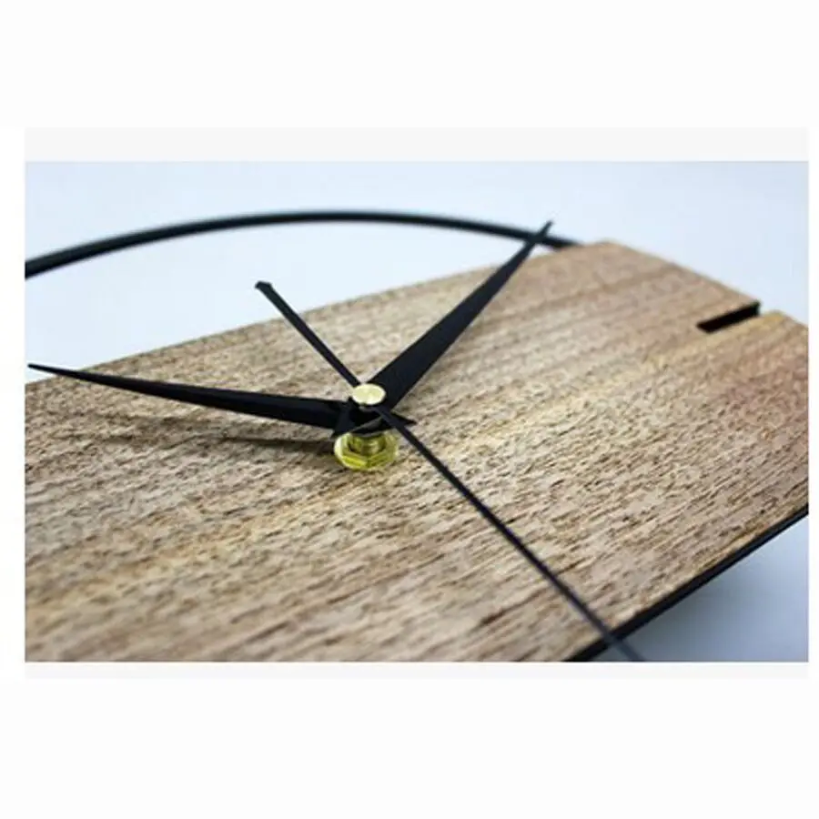 Настенные часы в винтажном стиле простые современные деревянные для спальни с 3D