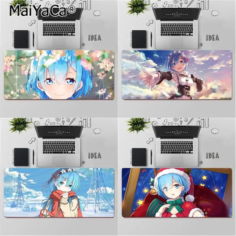 

MaiYaCa Top Quality Re0 Rem Rubber PC Computer Gaming mousepad Free Shipping Large Mouse Pad Keyboards Mat