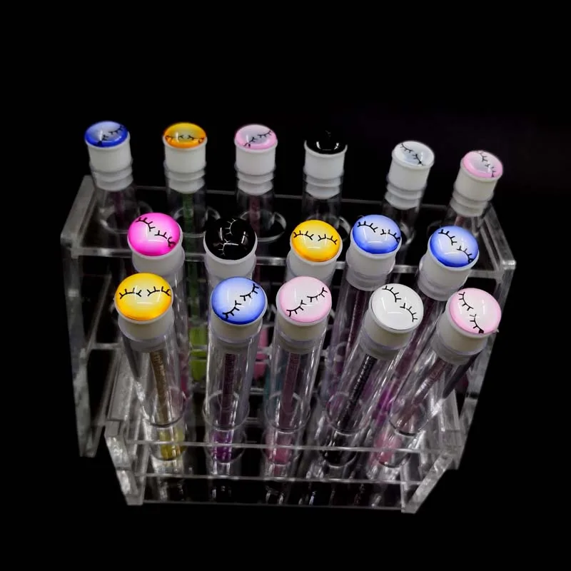 

5PCS Reusable Eyelash Brush for Eyelash Extension eyebrow brush tube disposable Indivual Crystal eyelash resin Eyebrow Brush