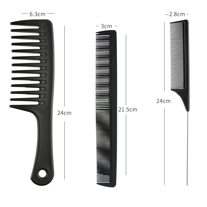 

5Pcs Paddle Hair Brush, Detangling Brush and Hair Comb Set