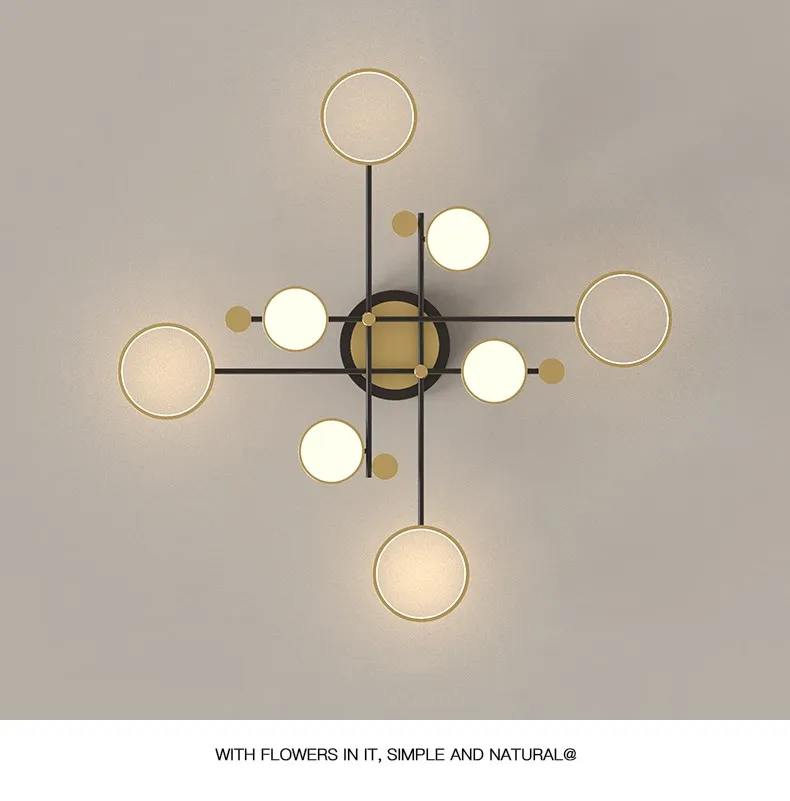 Дешево Люстра в скандинавском стиле, Светильники для кухни, гостиной, столовой, отеля, 3 светильник, с регулируемой яркостью, светодиодная декорати...