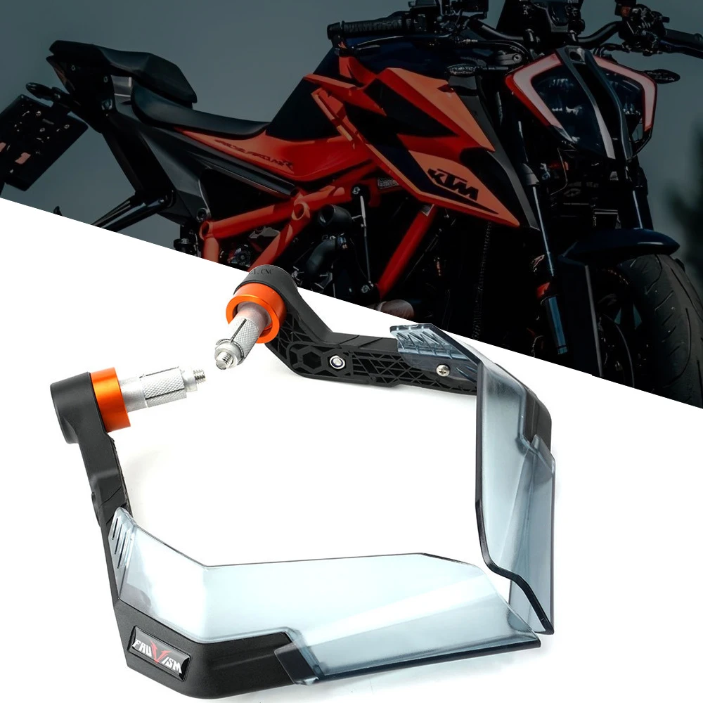 

Suitable for KTM motorcycle DUKE125 DUKE250 DUKE390 RC390 windshield hand guard brake handle hand guard duke390 rc390