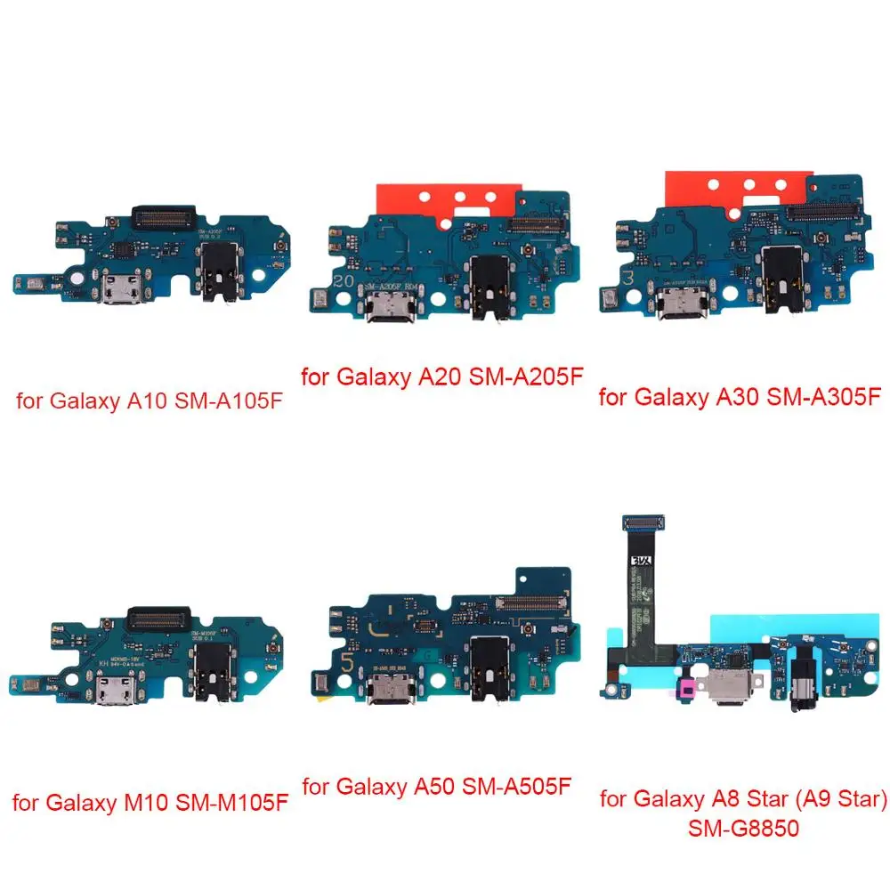 USB зарядное устройство зарядный порт Разъем Flex для samsung Galaxy A10 SM A105F/A20 A205F/A30 A305F