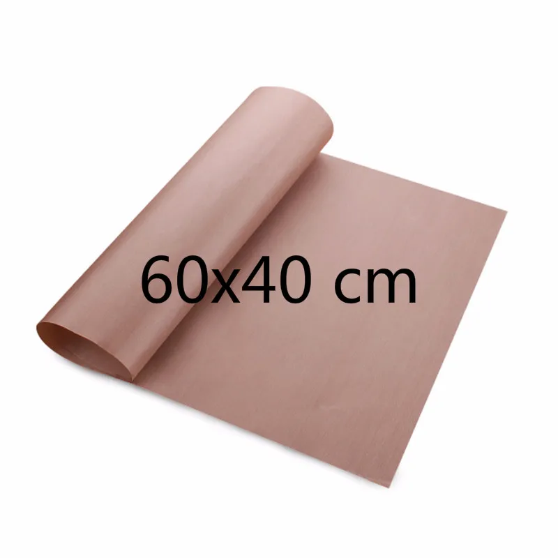 Brown 60x40 cm 1 шт. 60X40 см антипригарная масляная ткань маслостойкая льняная высокотемпературная ткань с масляной бумагой антипригарная масляная ткань - Цвет: Brown 60x40 cm