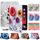 Тонкий кожаный чехол для Apple IPad Mini 12345 IPad 234 Air 123 Pro, защитный чехол-подставка для планшета + бесплатная ручка