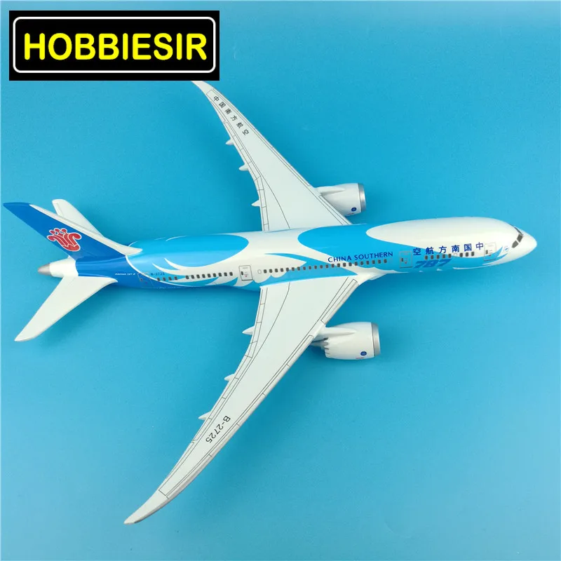 30 см 1:200 весы Boeing B787 Китай Southern AIR W Базовая Смола самолета статическая solide модель игрушка литая под давлением пластиковая самолет GiftsDisplay