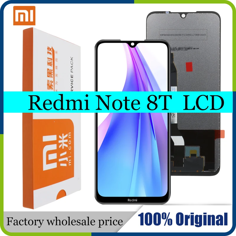 ЖК-дисплей 100% ''для Xiaomi Redmi Note 8T сменный ЖК-экран для Note8t сенсорный экран с