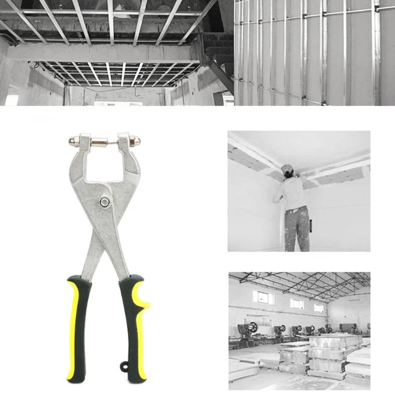 

Multi-function Punch Pliers for Opening of Thin Metal Sheet Hardware Processing for Ceiling Construction Anti-Rust