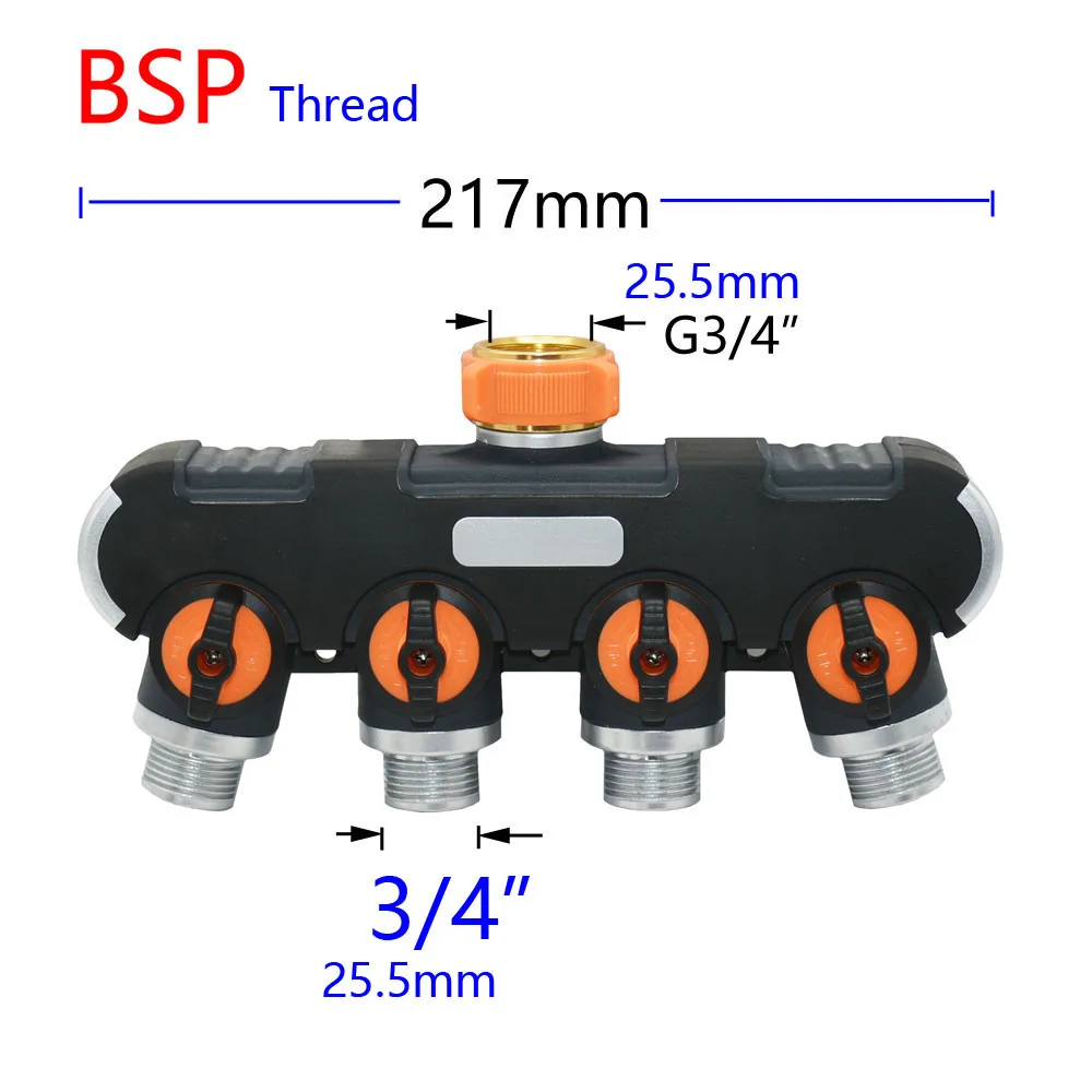 

Соединитель для садовой воды WZCWJNLGM 3/4", латунный