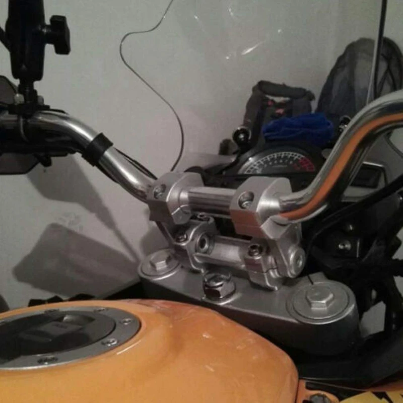 

Motorcycle Handlebar Riser Universal 7/8 Inch 22Mm Aluminium Alloy Handle Bars Mount Clamps Riser for Yamaha Honda Kawasaki Suzu