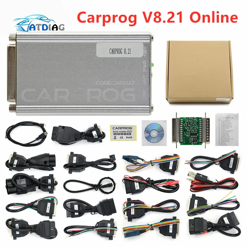 Carprog V8.21 онлайн V10.93 Авто ЭБУ чип Тюнинг полный Универсальный Автомобиль Prog ремонт