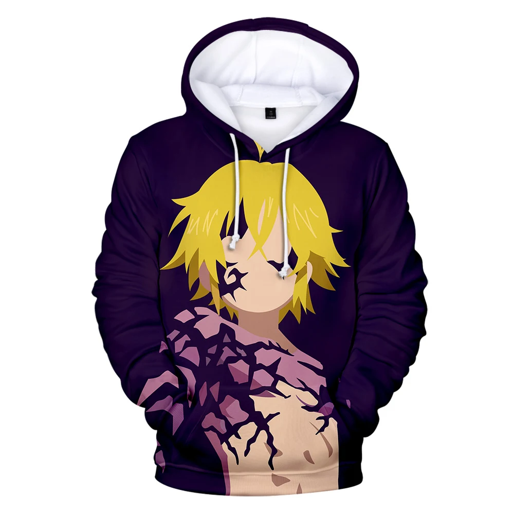 

Meliodas 3D Hoodies Men/Women 2021 New Arrivals Nanatsu No Taizai Coolest The Seven Deadly Sins Meliodas 3D Hoody print coats